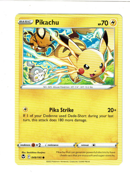 Pikachu (Holiday Calendar) 049/195 Holo Misc Cards & Products Pokemon NM
