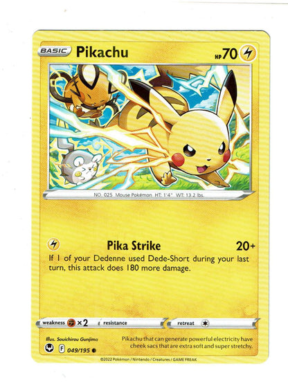 Pikachu (Holiday Calendar) 049/195 Holo Misc Cards & Products Pokemon NM