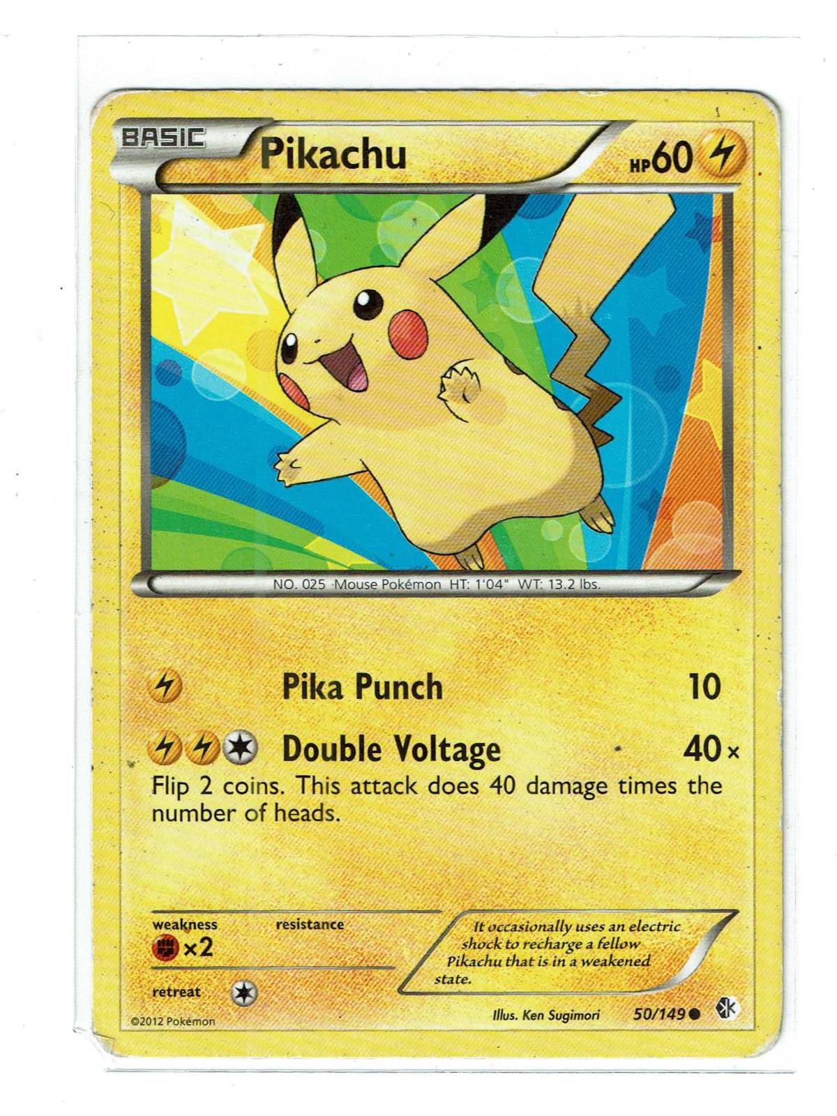 Pikachu 50/149 Common Boundaries Crossed Pokemon Near Mint