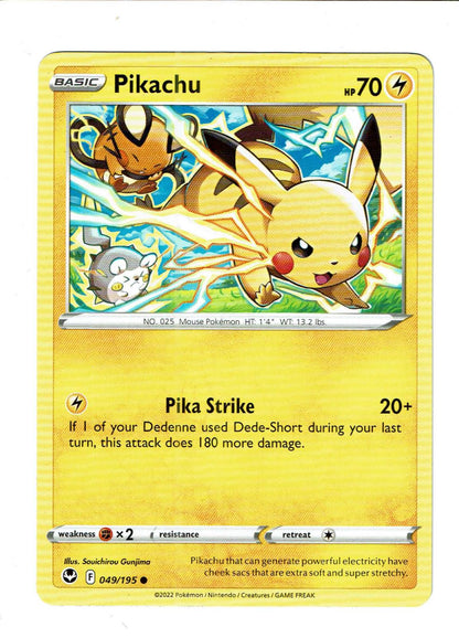 Pikachu (Holiday Calendar) 049/195 Holo Misc Cards & Products Pokemon NM