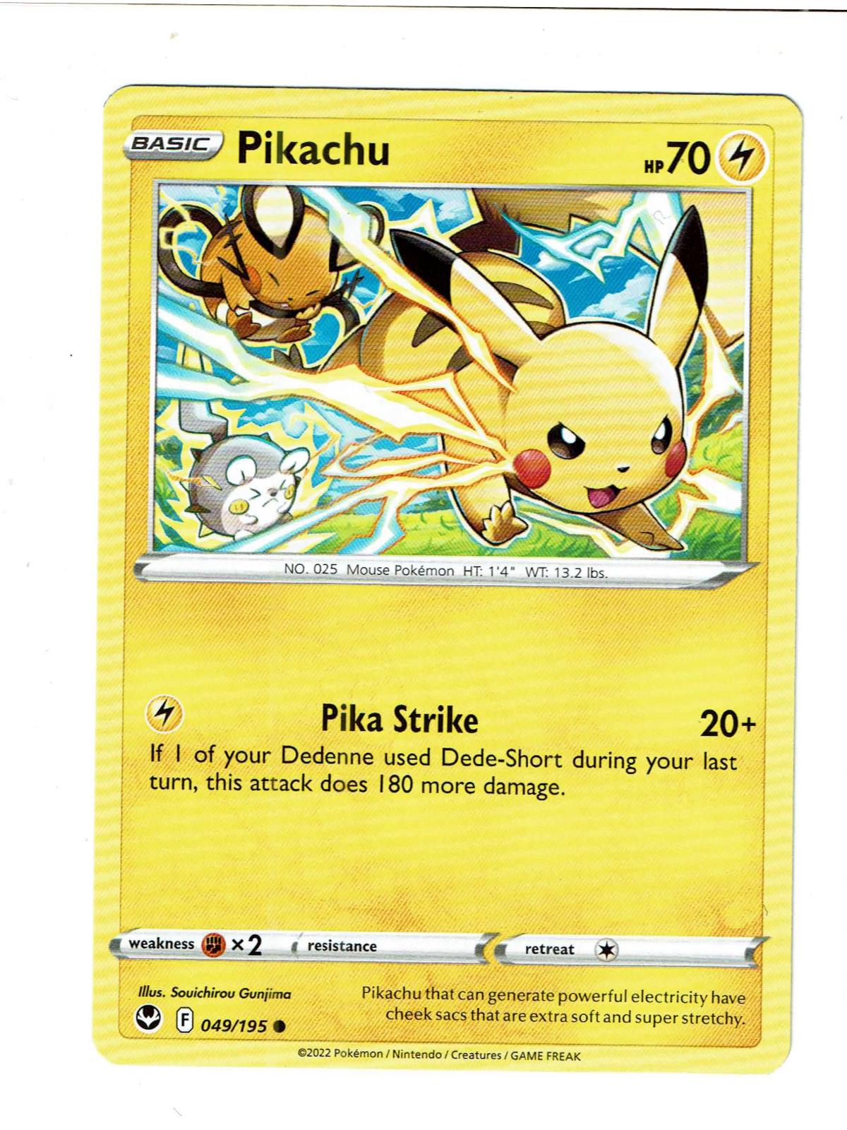 Pikachu (Holiday Calendar) 049/195 Holo Misc Cards & Products Pokemon NM