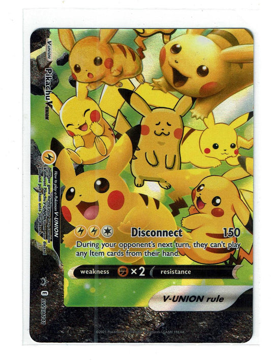 Pikachu V-Union SWSH141 Holo Promo Sword & Shield Promo Pokemon Near Mint
