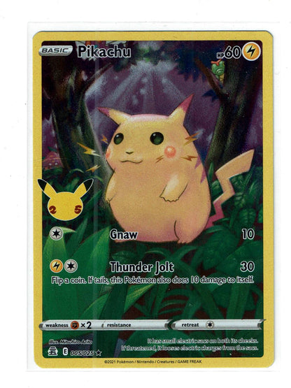 Pikachu 005/025 Holo Rare Celebrations Pokemon Near Mint (1)