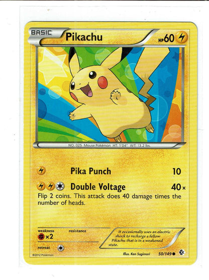 Pikachu 50/149 Common Boundaries Crossed Pokemon Near Mint